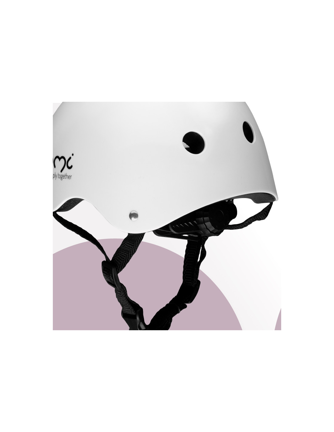 MoMi MIMI Bicycle Helmet, White