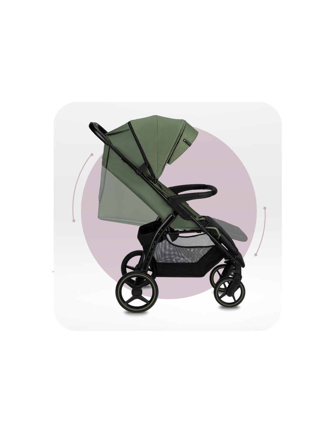 Momi MIYA EVA Stroller, Khaki