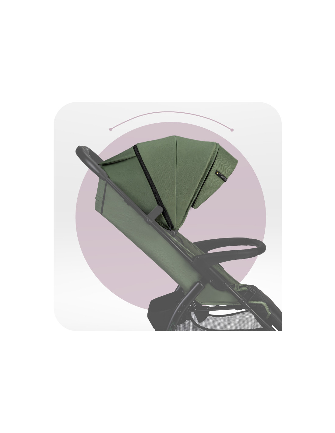 Momi MIYA EVA Stroller, Khaki