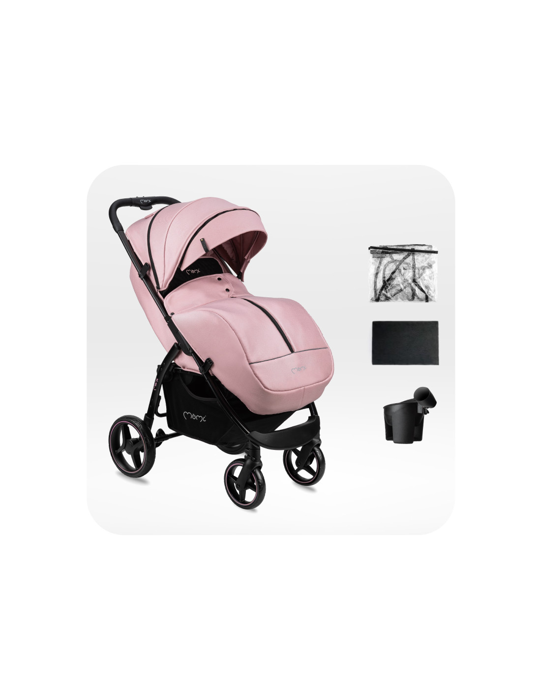 Momi MIYA EVA Pram, Pink