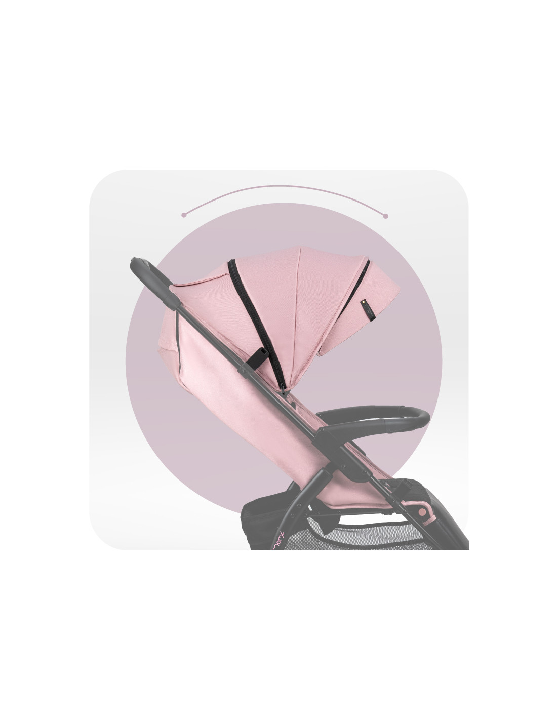 Momi MIYA EVA Pram, Pink