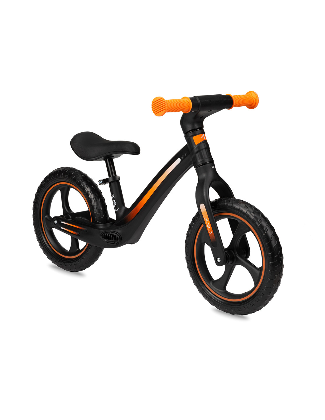MoMi MIZO Balance Bike, Black/Orange