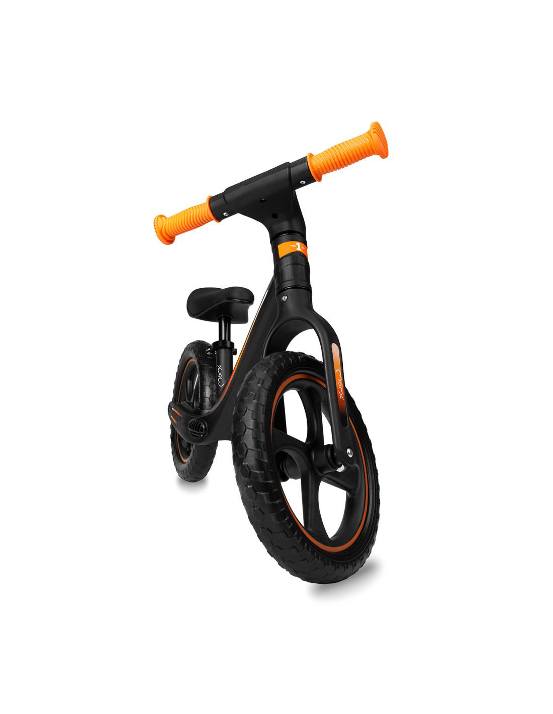 MoMi MIZO Balance Bike, Black/Orange