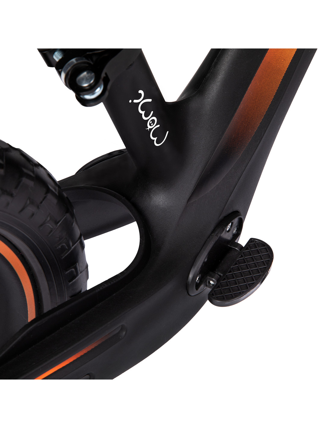 MoMi MIZO Balance Bike, Black/Orange