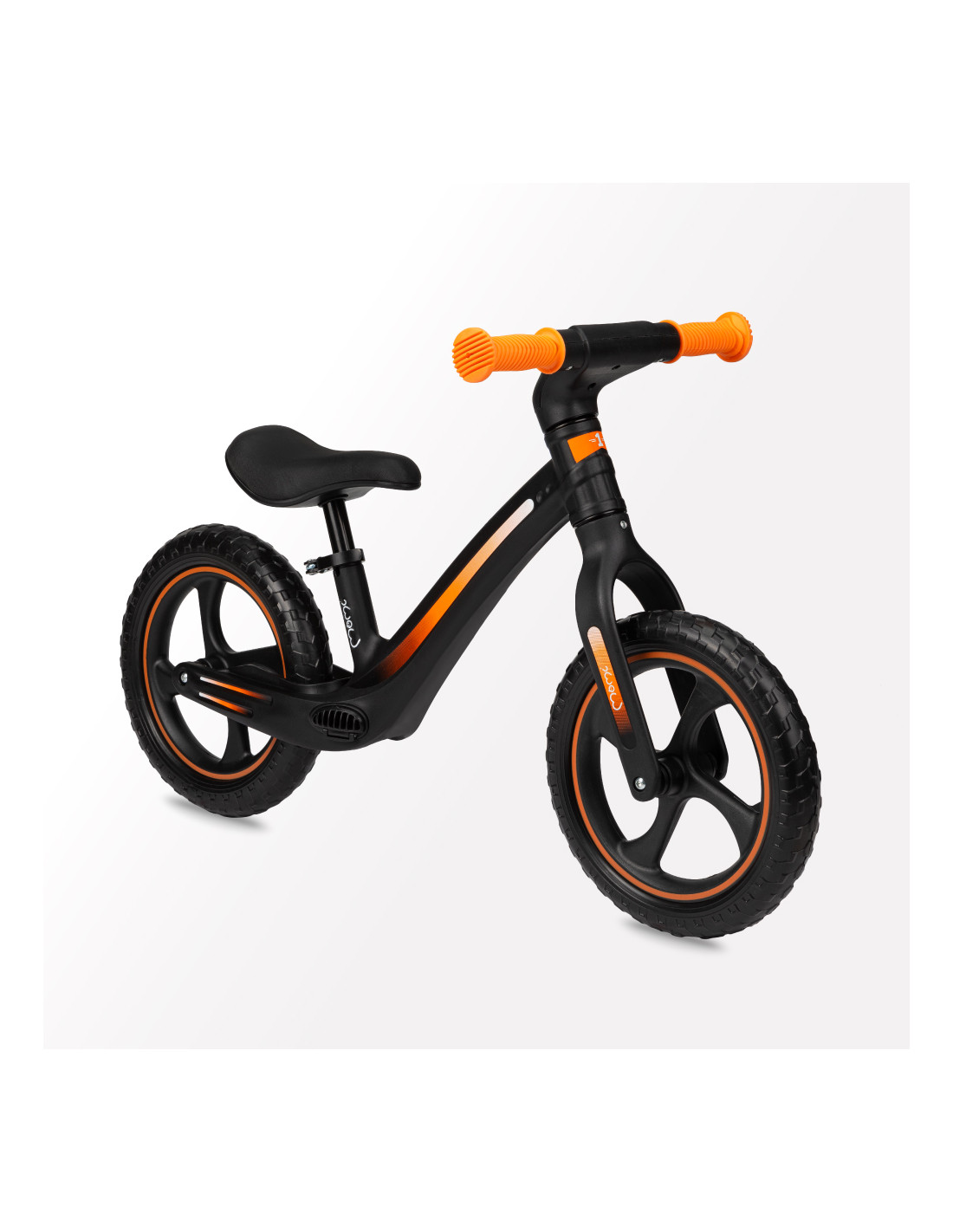 MoMi MIZO Balance Bike, Black/Orange
