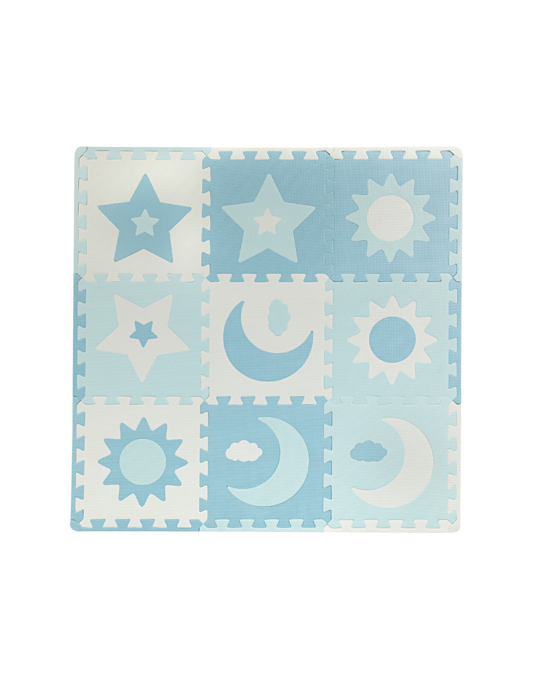 MoMi NEBE Puzzle Mat, Blue