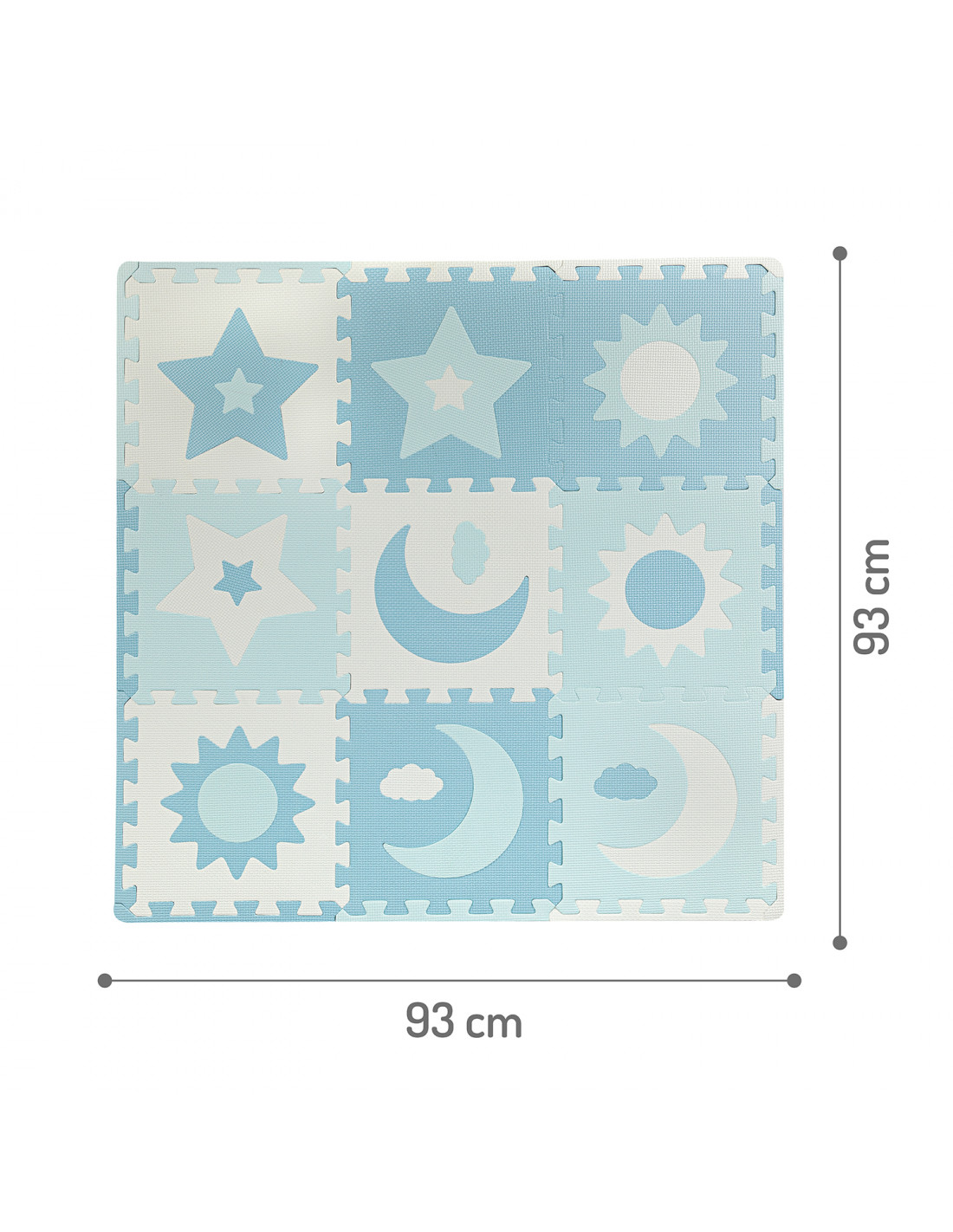 MoMi NEBE Puzzle Mat, Blue