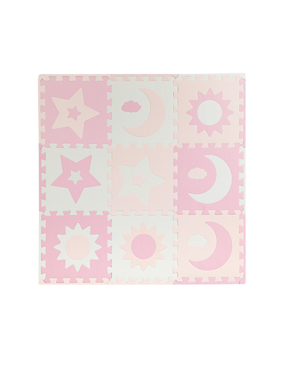 MoMi NEBE Puzzle mat, Pink