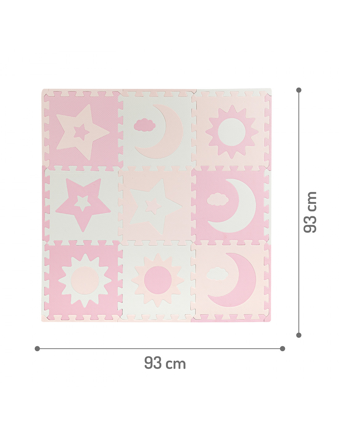 MoMi NEBE Puzzle mat, Pink