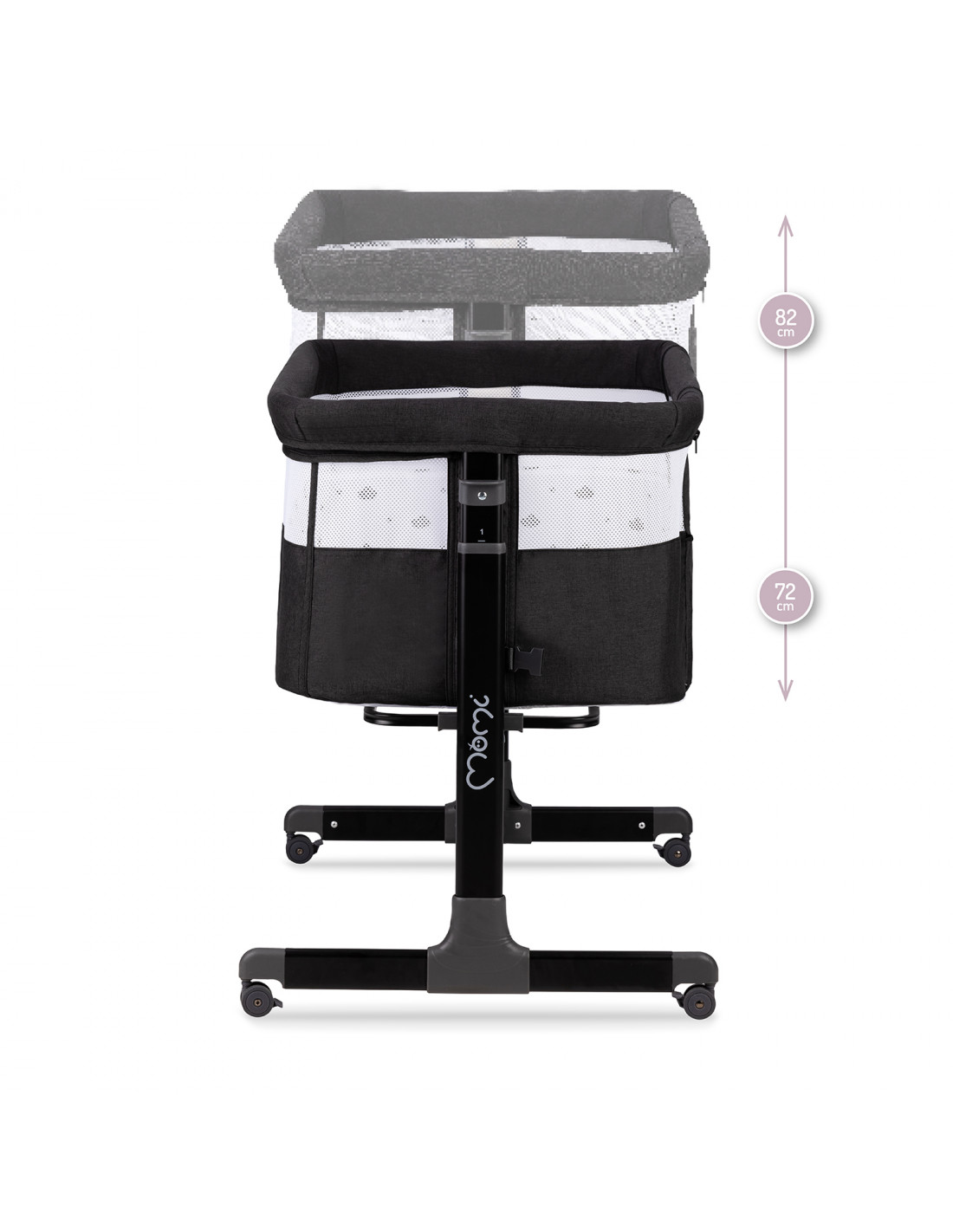 MoMi REVO Travel cot, Dark grey