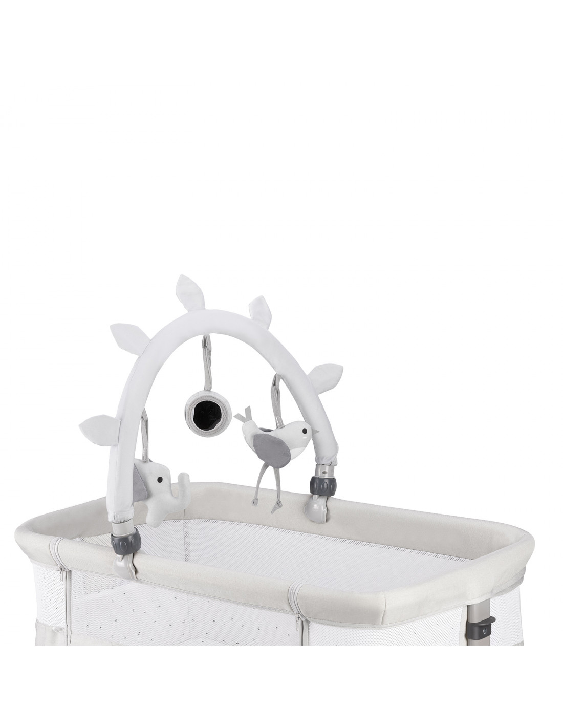 MoMi REVO Travel cot, Light grey