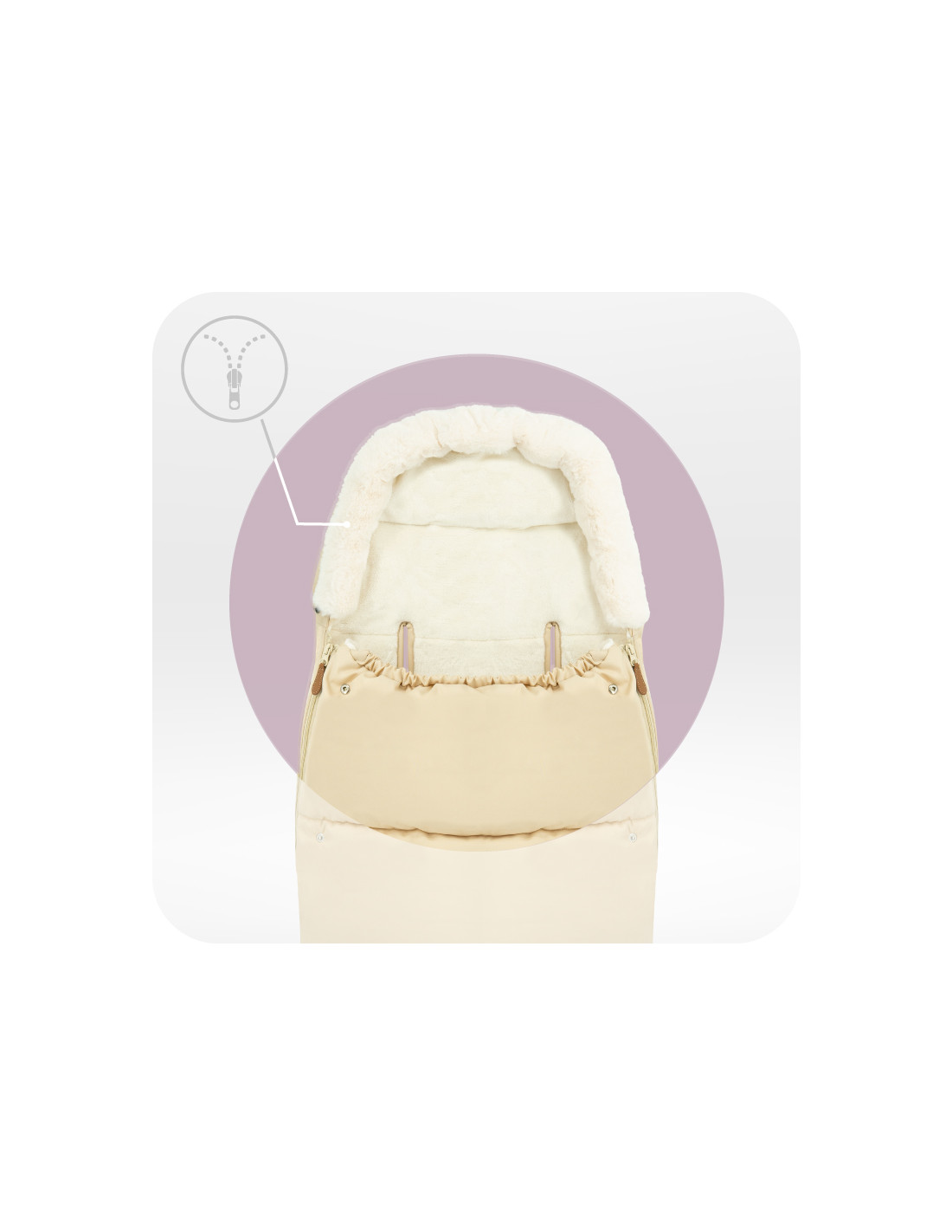MoMi Travel Bag 2in1, Beige