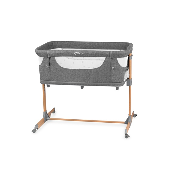 Momi Smart Bed Bedside Crib 4In1, Grey