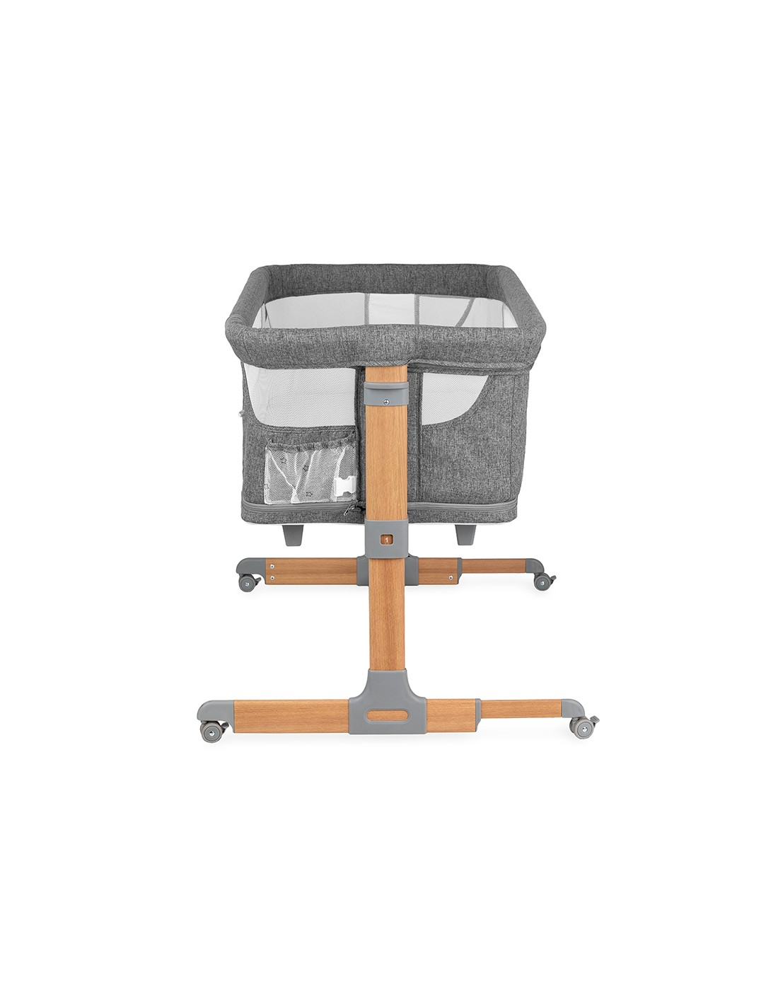 Momi Smart Bed Bedside Crib 4In1, Grey