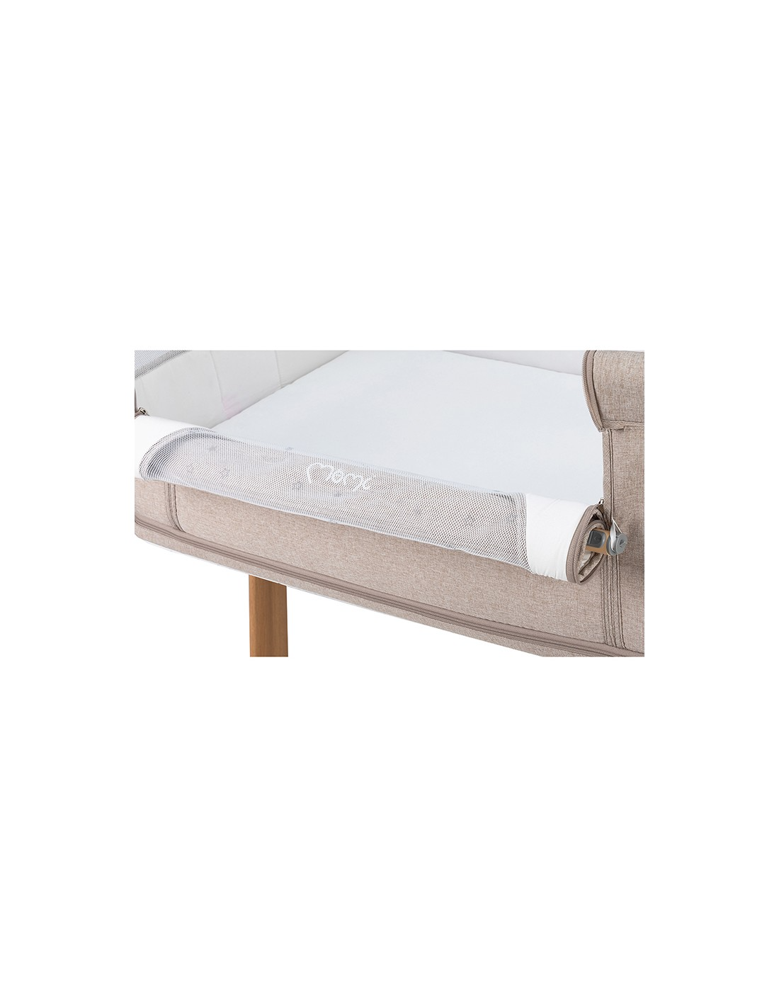 Momi Smart Bed Bedside Crib 4In1, Beige
