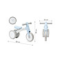 MoMi TEDI Balance Bike, Blue