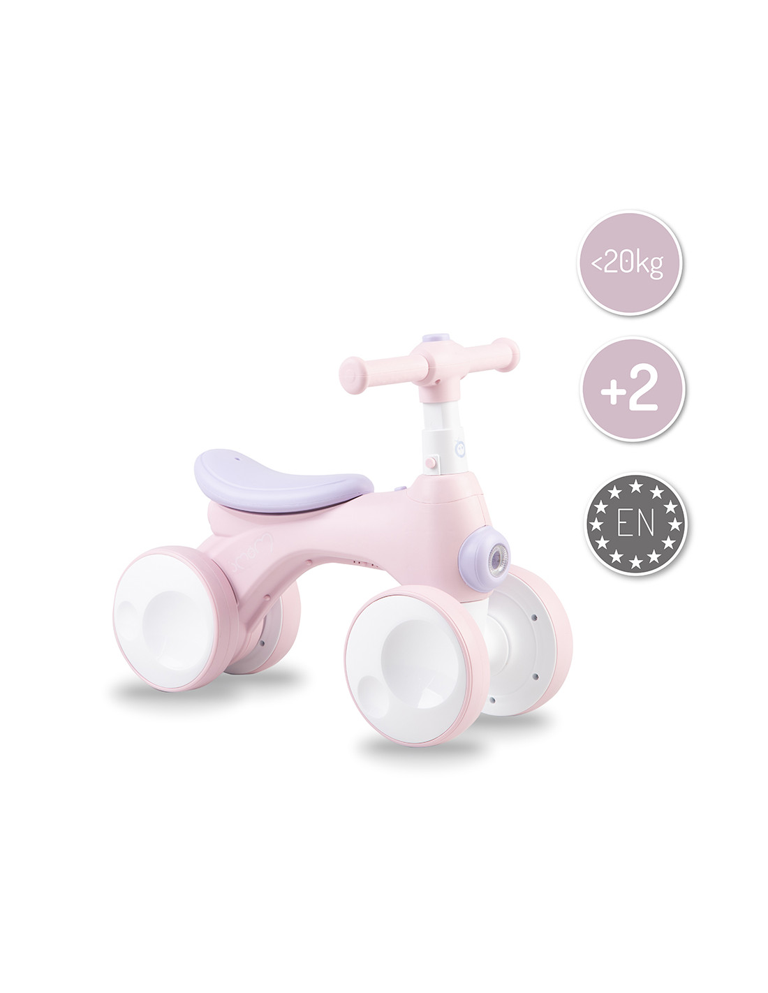 MoMi TOBIS Ride-On Balance Bike, Pink