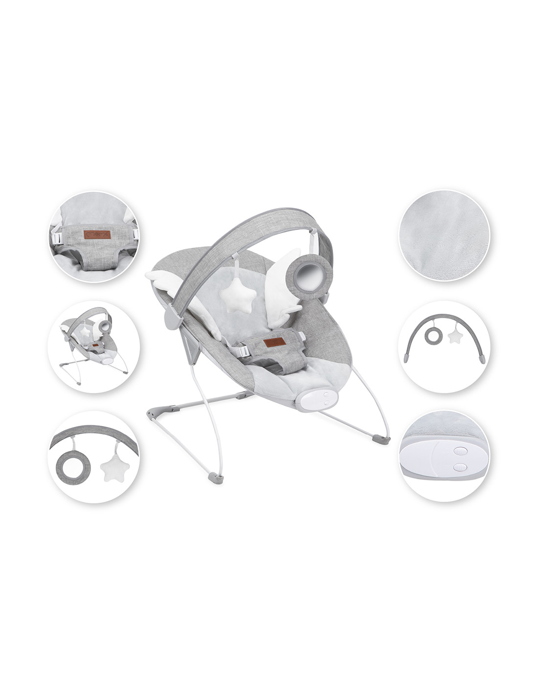 MoMi TULI Babysitter, Grey