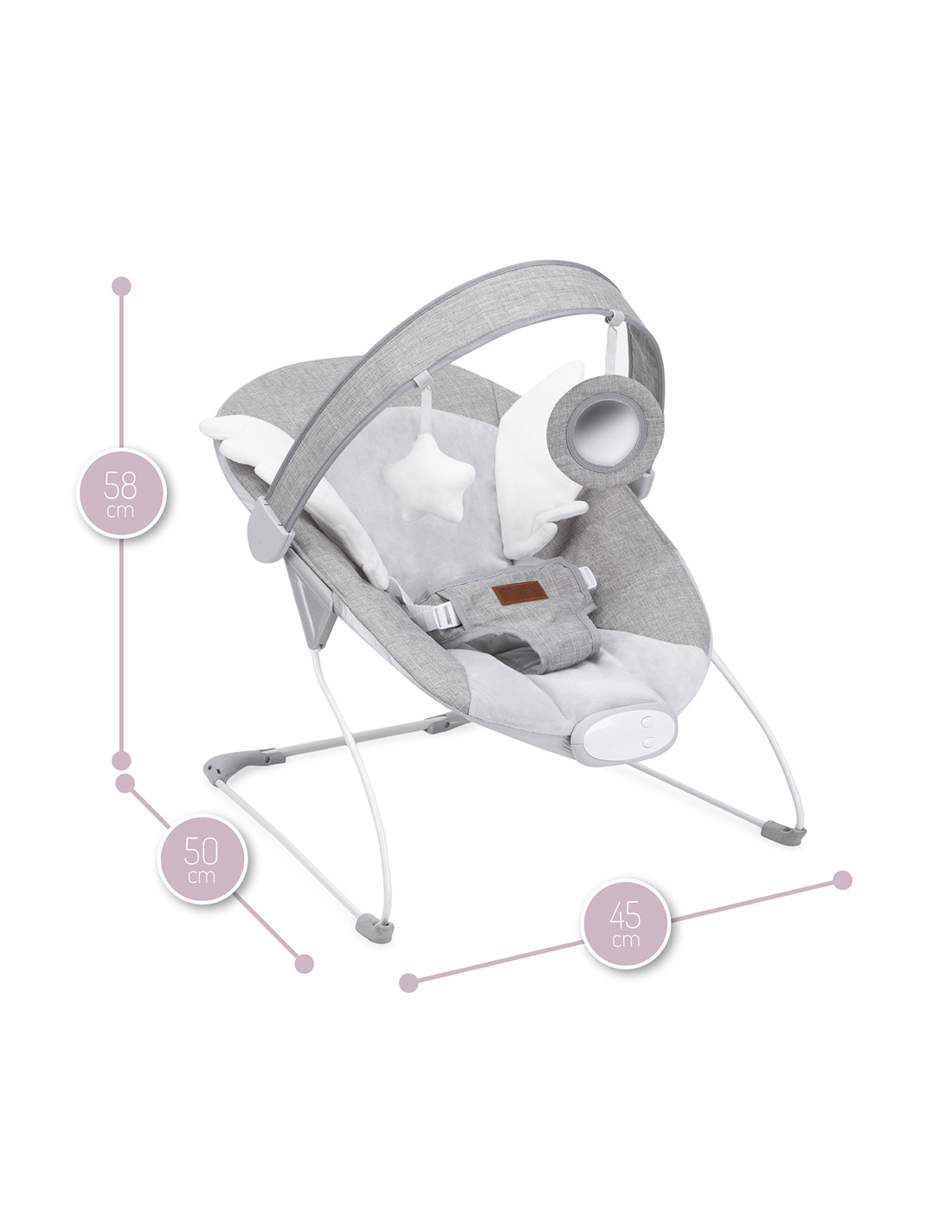 MoMi TULI Babysitter, Grey