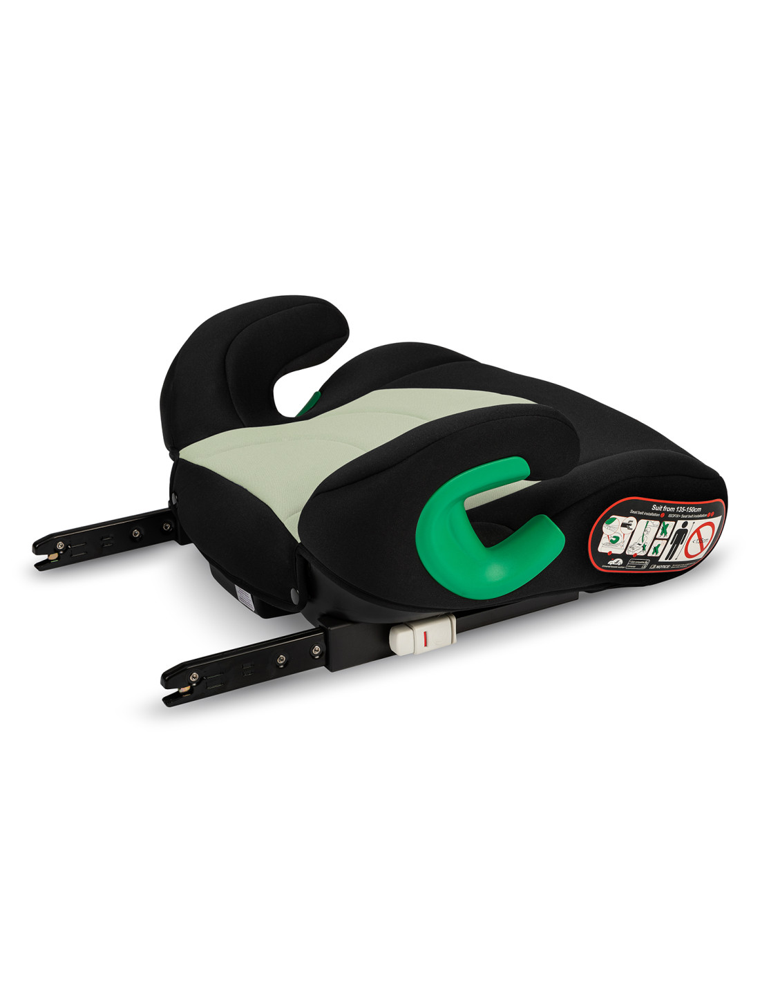 MoMi VENKO i-SIZE Belt cushion, Green