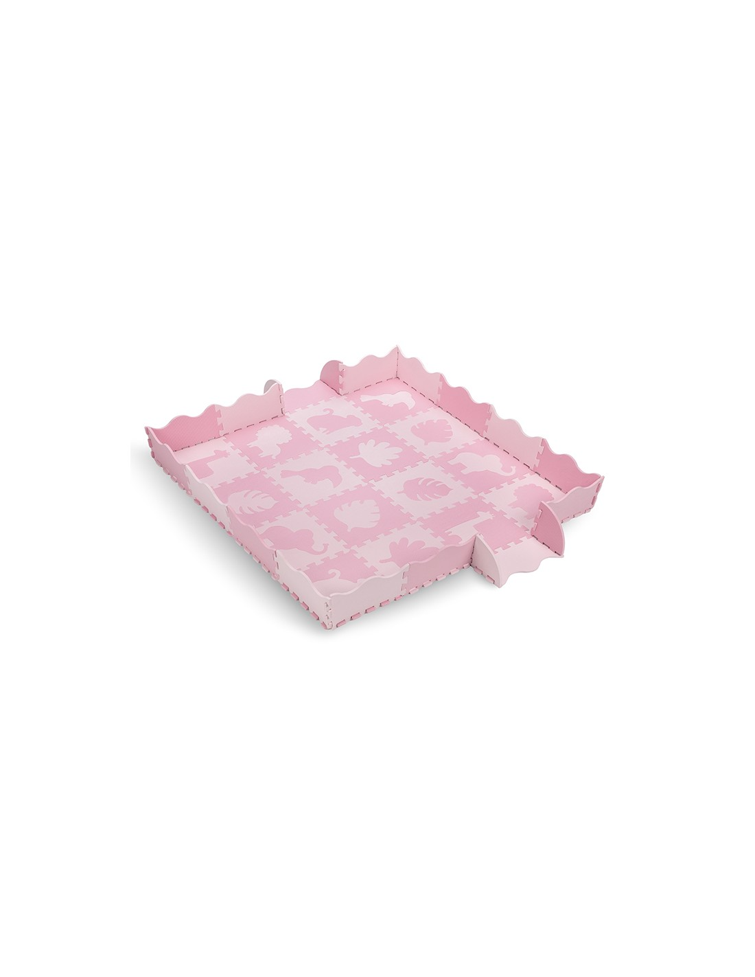 MoMi ZAWI Puzzle mat Pink, (150x150 cm)