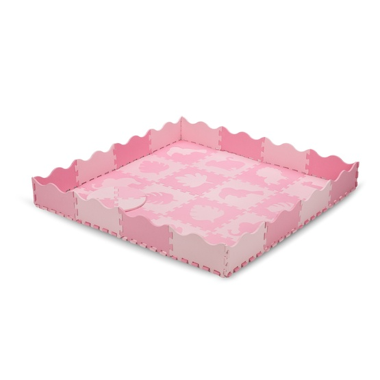 MoMi ZAWI Puzzle mat Pink, (150x150 cm)