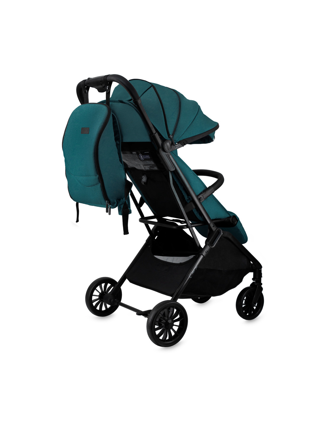 MoMi ANDREA Stroller Self-folding, Turquoise