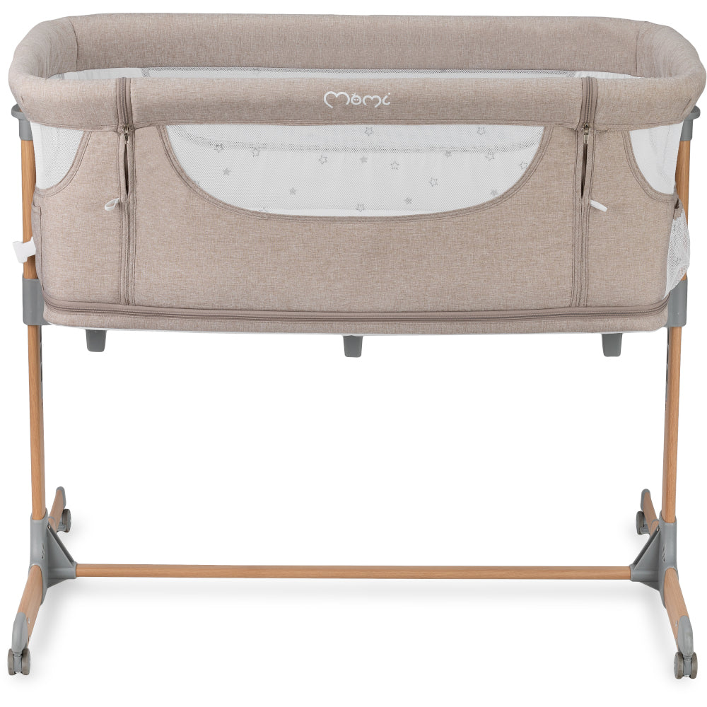 MoMi SMART BÄDD, 4-i-1 Bedside Crib, Beige