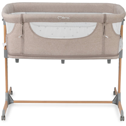 MoMi SMART BÄDD, 4-i-1 Bedside Crib, Beige