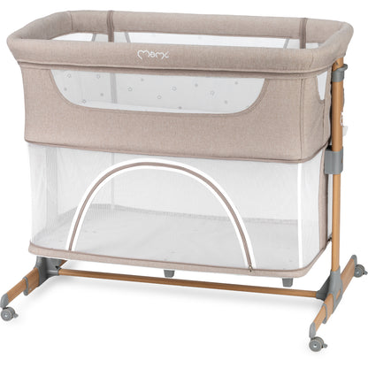 MoMi SMART BÄDD, 4-i-1 Bedside Crib, Beige