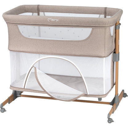 MoMi SMART BÄDD, 4-i-1 Bedside Crib, Beige
