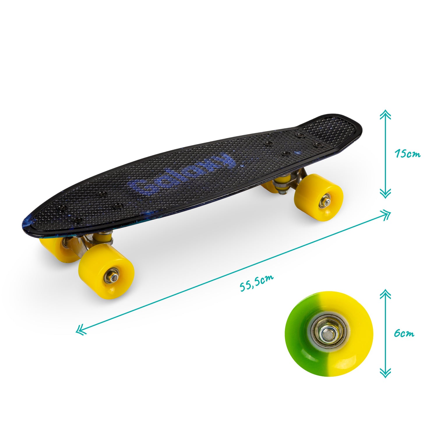 QKIDS GALAXY Skateboard, Spaceman