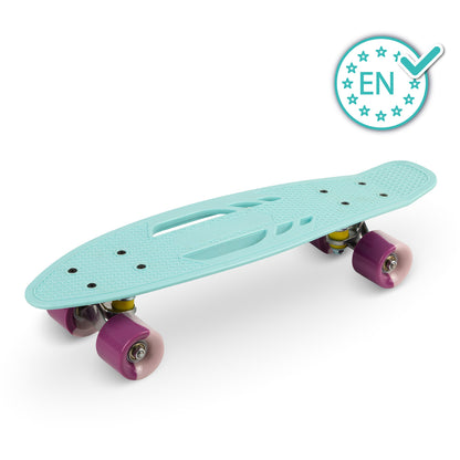 QKIDS GALAXY Skateboard, Ljusblå