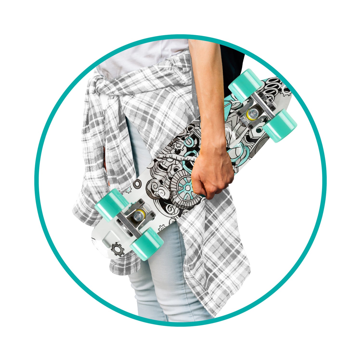 QKIDS GALAXY Skateboard, Industri