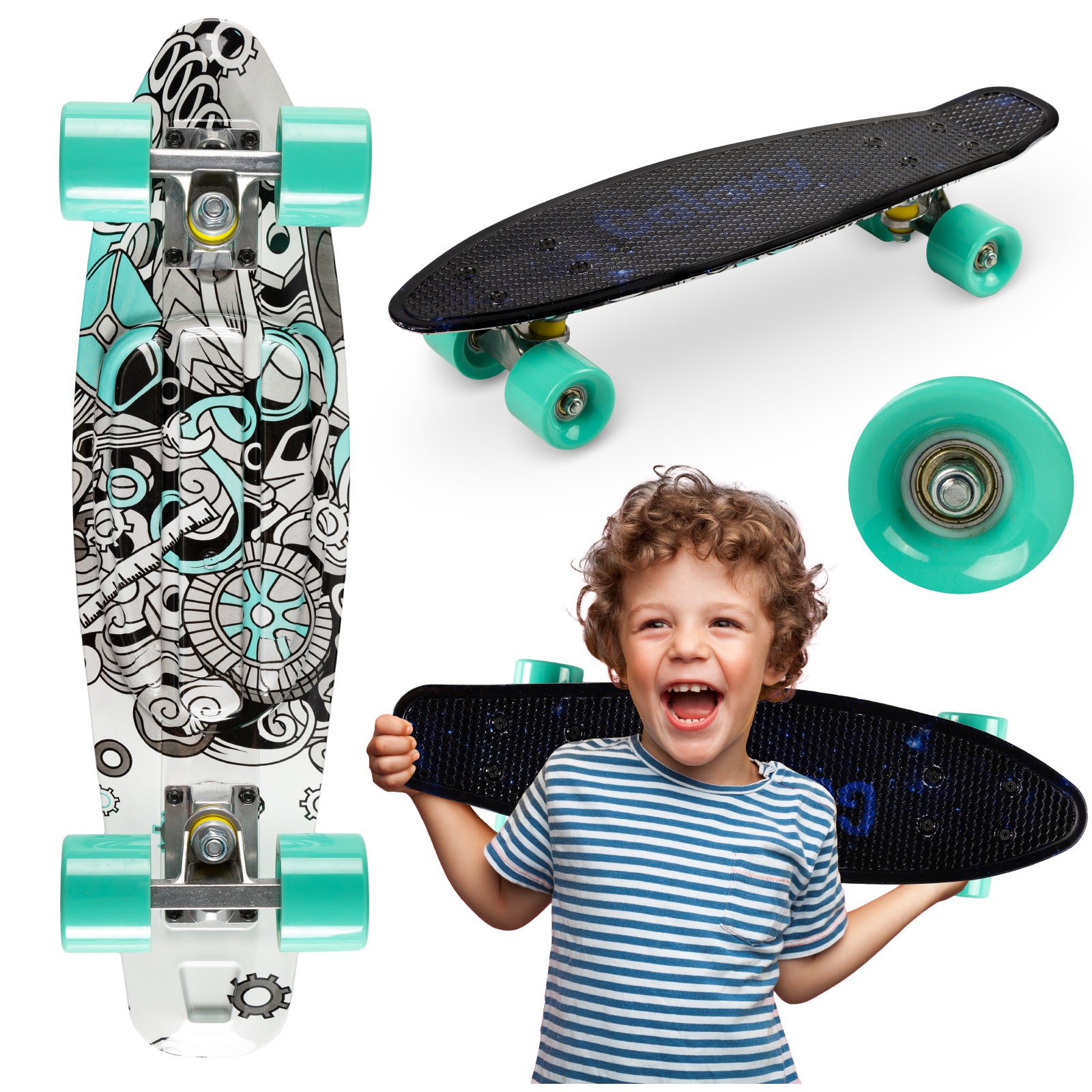 QKIDS GALAXY Skateboard, Industri