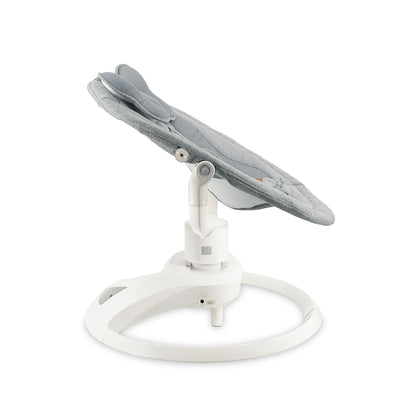 MoMi PEARL, Elektrisk babysitter med 360° rotation och Bluetooth Grå