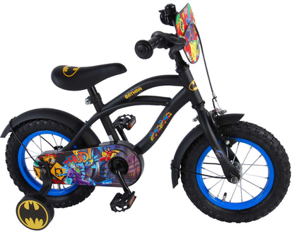 Batman Barncykel 12 tum, Svart