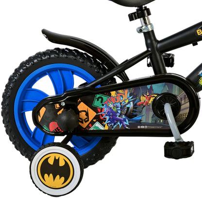 Batman Barncykel 12 tum, Svart
