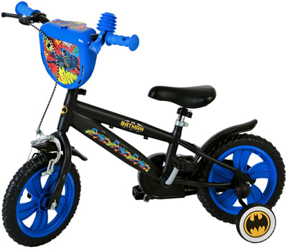 Batman Barncykel 12 tum, Svart