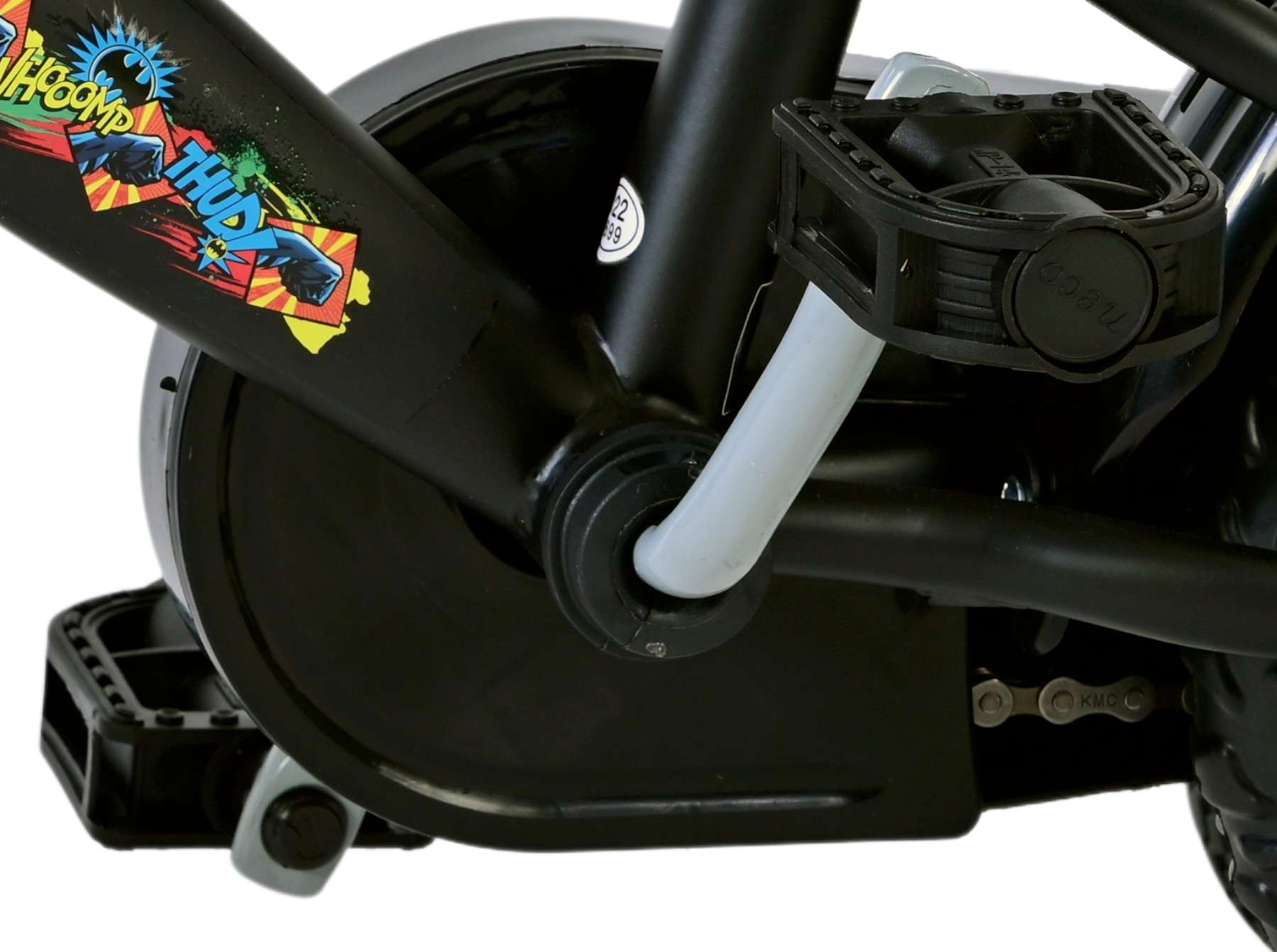 Batman Barncykel 12 tum, Svart