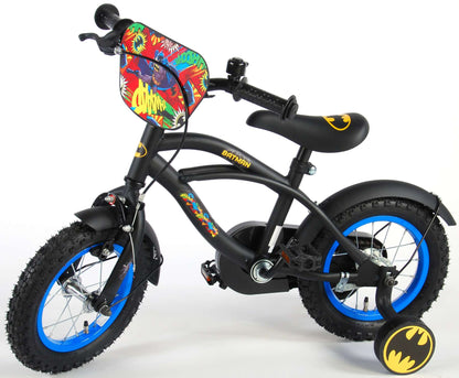 Batman Barncykel 12 tum, Svart