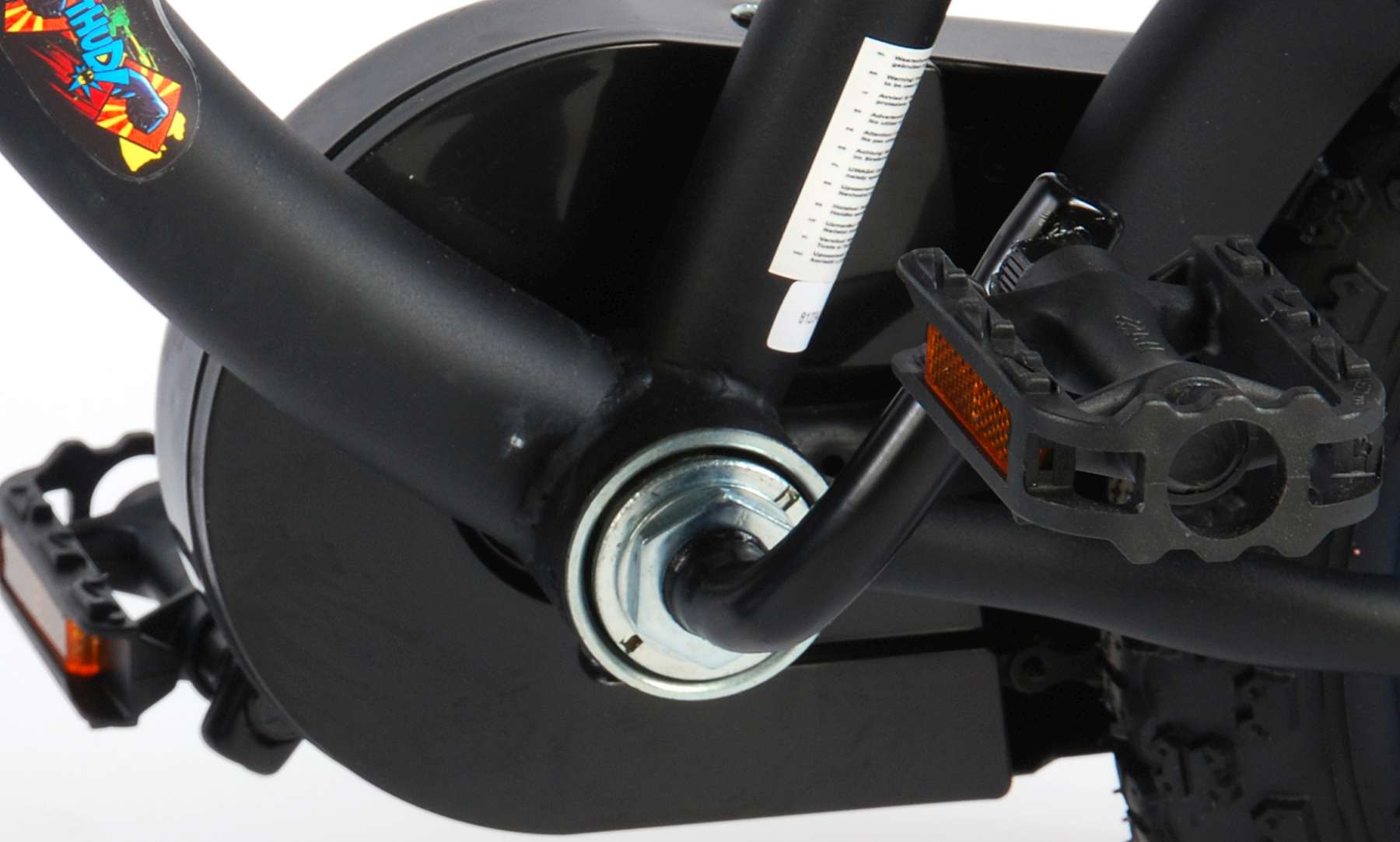 Batman Barncykel 12 tum, Svart