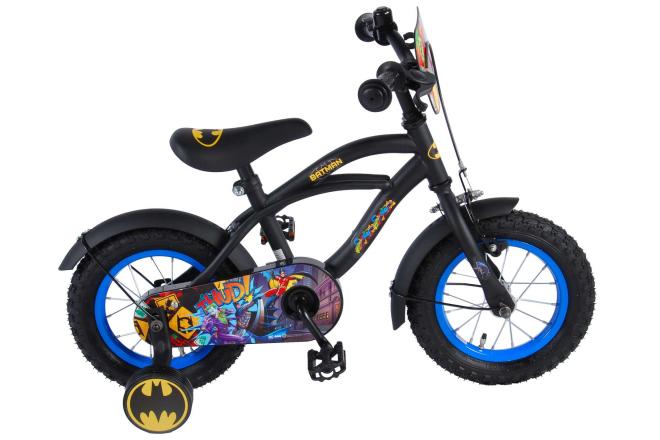 Batman Barncykel 12 tum, Svart