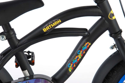 Batman Barncykel 12 tum, Svart