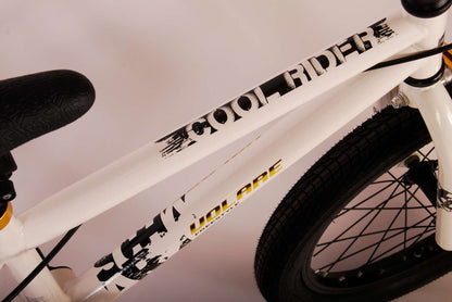 Volare Cool Rider Barncykel 18 tum, Vit
