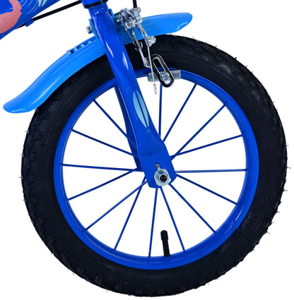 Disney Stitch Barncykel Två Handbromsar 14 tum, Blå
