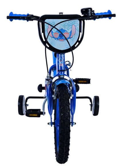 Disney Stitch Barncykel Två Handbromsar 14 tum, Blå