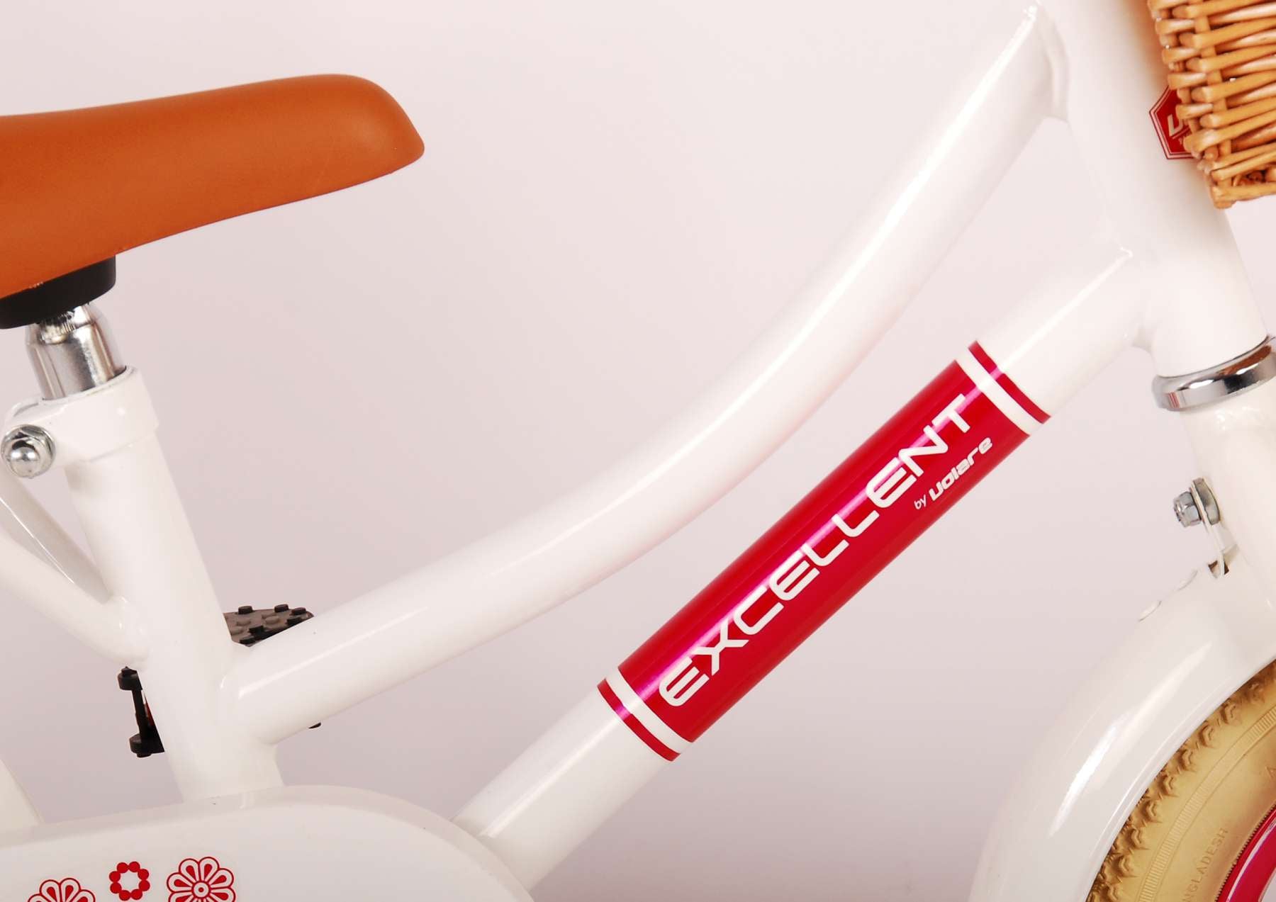 Volare Excellent Barncykel 12 tum, Vit