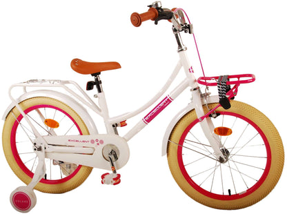 Volare Excellent Barncykel 18 tum, Vit