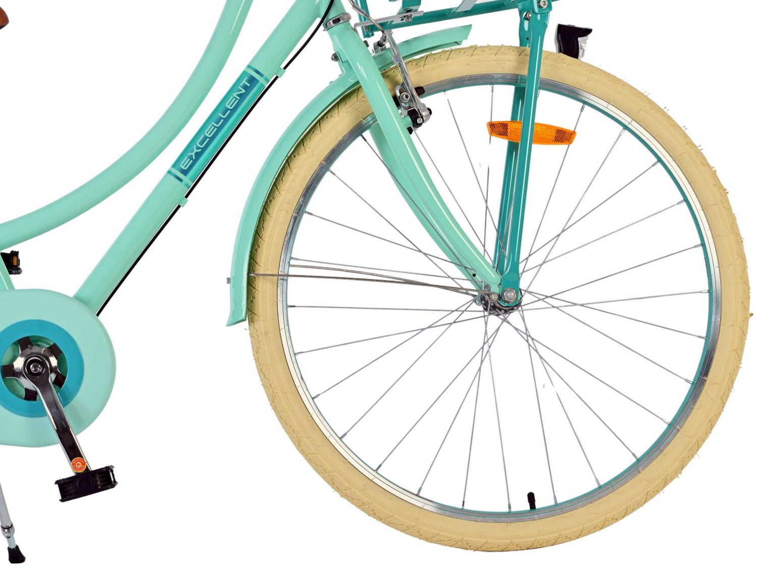 Volare Excellent Barncykel 26 tum, Grön 3 Växlar